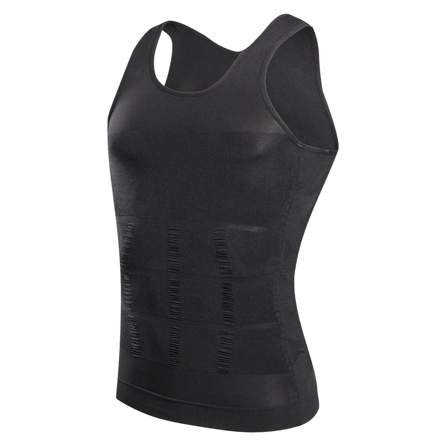 Men's Compression Slimming Tank Top Tummy control and shaping for a toned look, perfect for workouts. - Vitaléaa